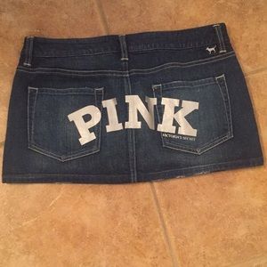 Victoria’s Secret Pink denim skirt